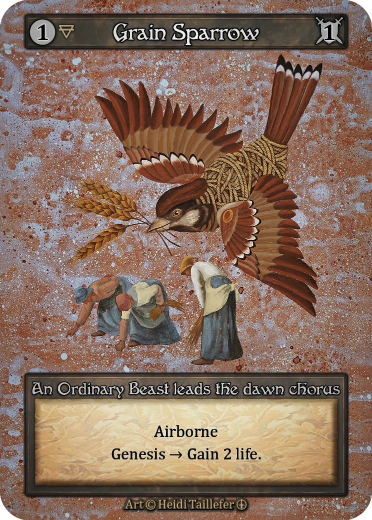 Grain Sparrow — Arthurian Legends — Sorcery: Contested Realms