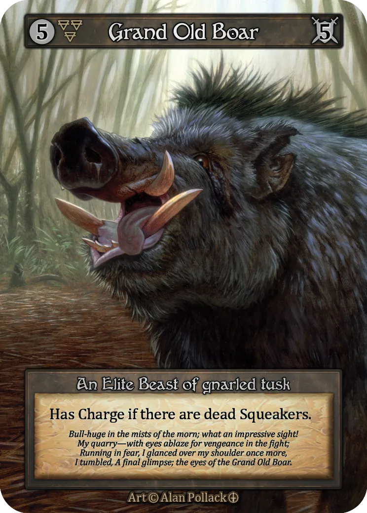 Grand Old Boar — Arthurian Legends — Sorcery: Contested Realms