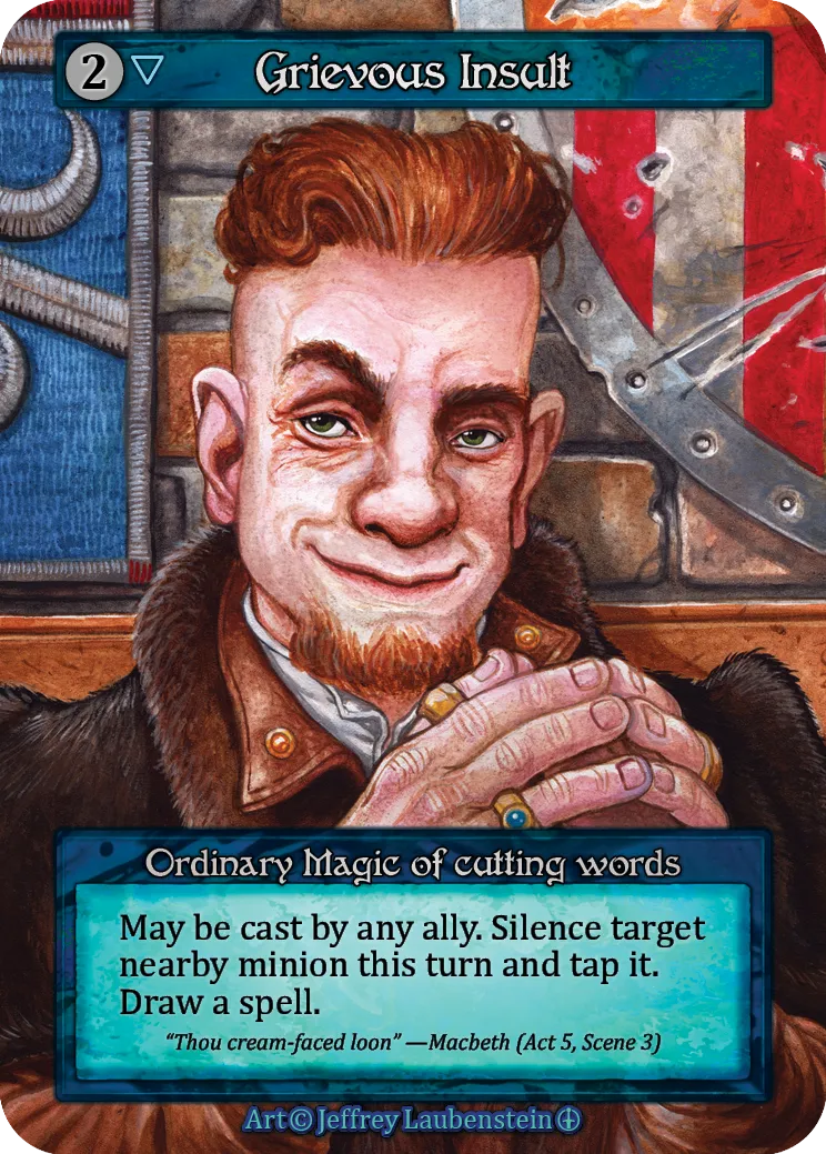 Grievous Insult — Arthurian Legends — Sorcery: Contested Realms