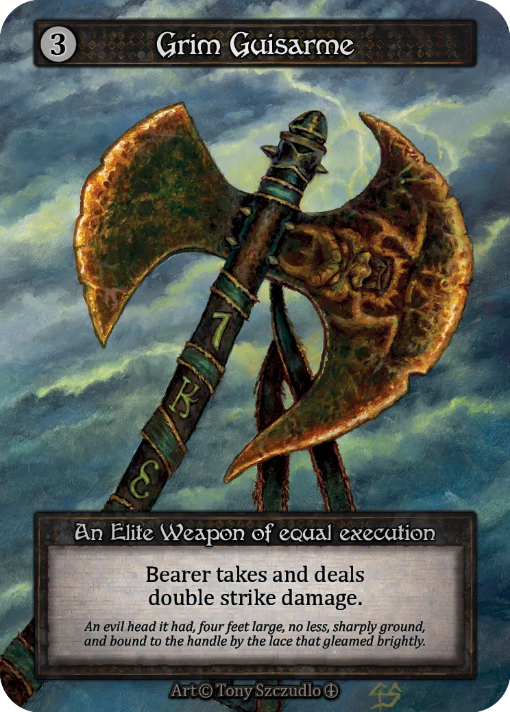 Grim Guisarme — Arthurian Legends — Sorcery: Contested Realms