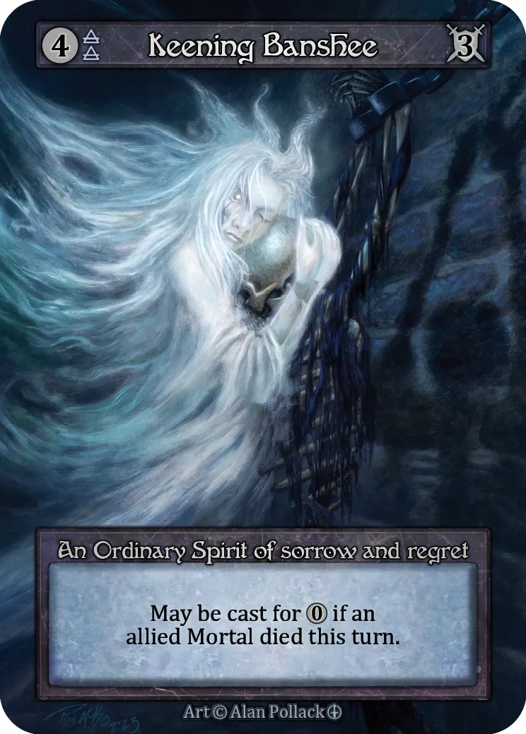 Keening Banshee — Arthurian Legends — Sorcery: Contested Realms