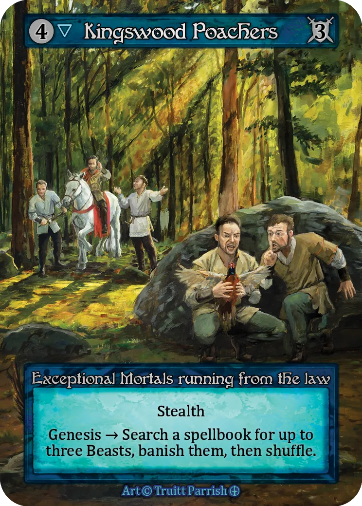 Kingswood Poachers — Arthurian Legends — Sorcery: Contested Realms