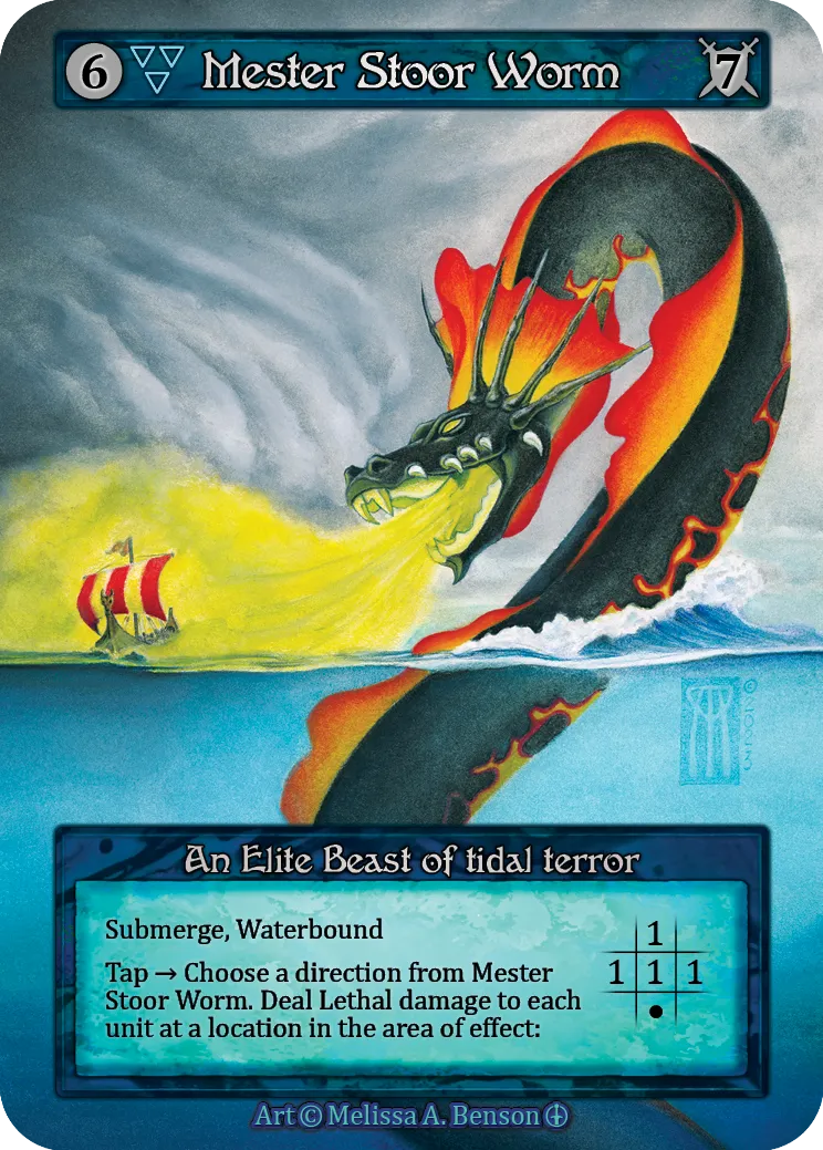 Mester Stoor Worm — Arthurian Legends — Sorcery: Contested Realms