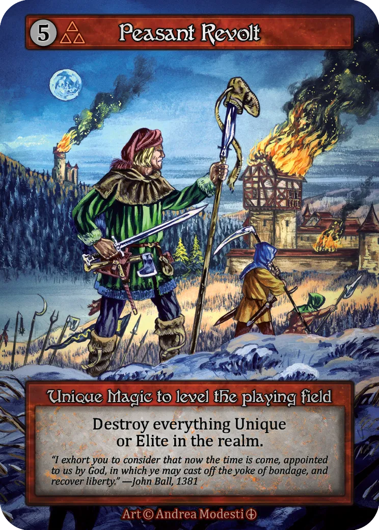 Peasant Revolt — Arthurian Legends — Sorcery: Contested Realms