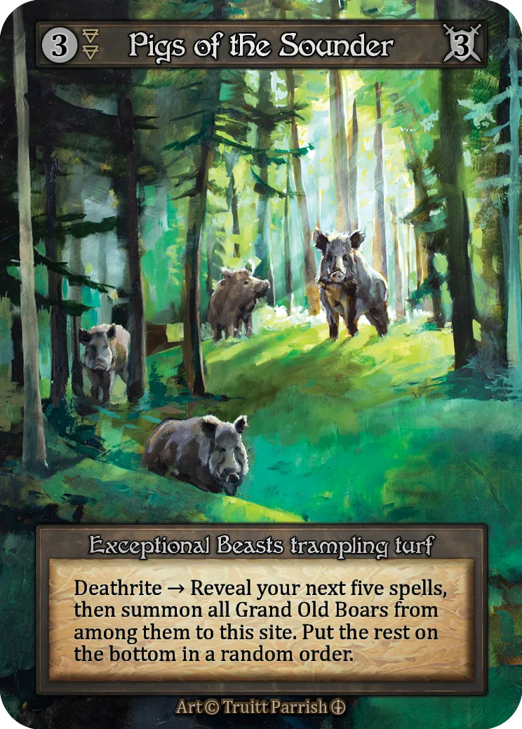 Pigs of the Sounder — Arthurian Legends — Sorcery: Contested Realms