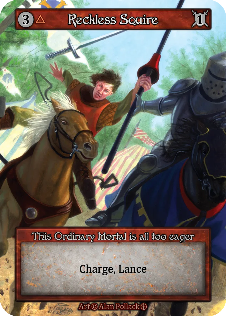 Reckless Squire — Arthurian Legends — Sorcery: Contested Realms