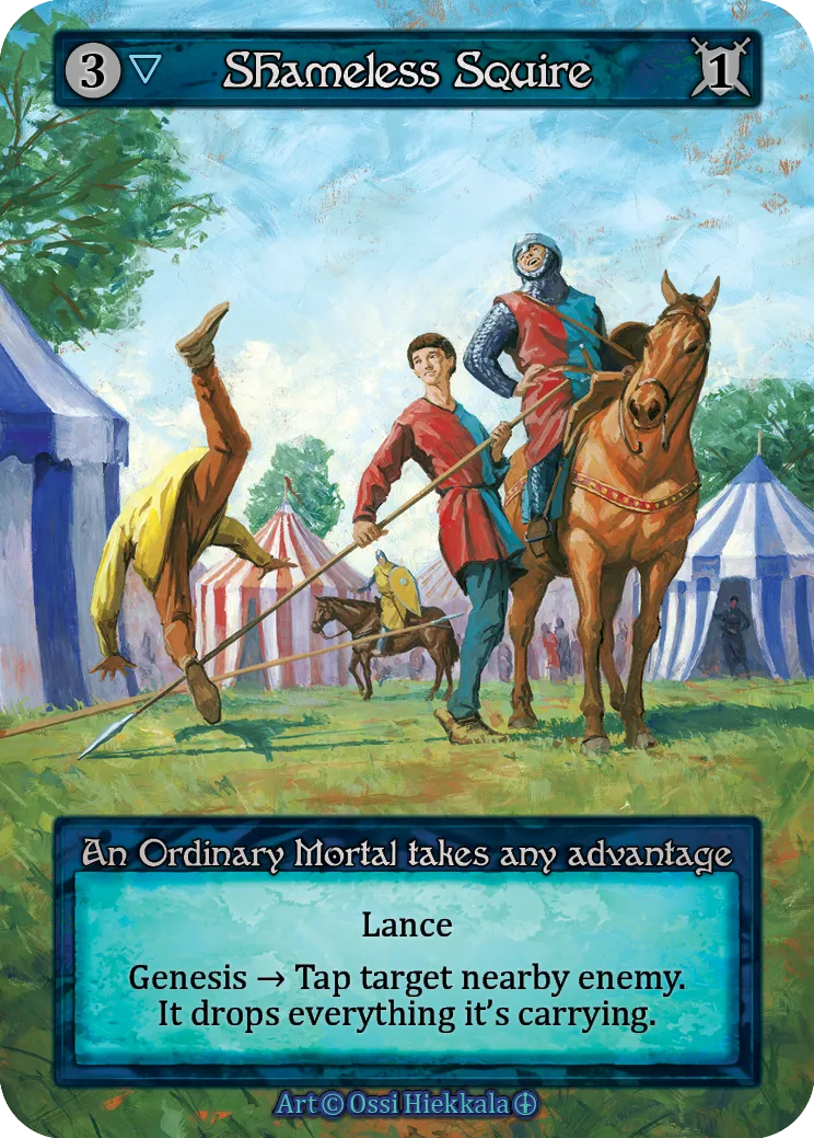 Shameless Squire — Arthurian Legends — Sorcery: Contested Realms