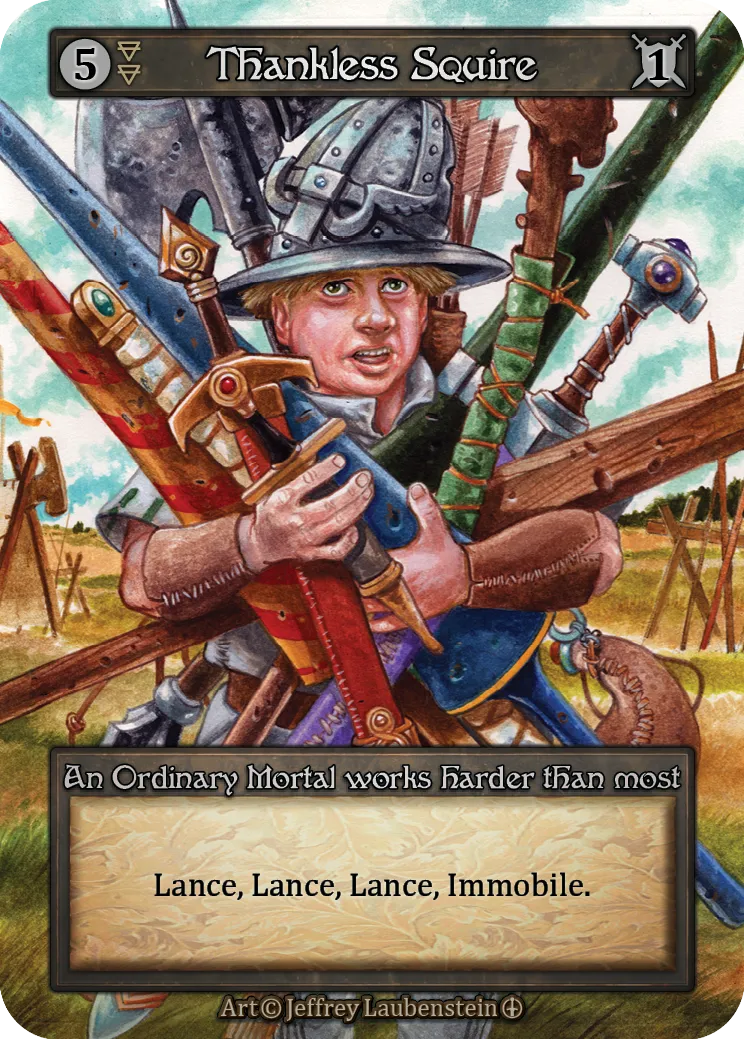 Thankless Squire — Arthurian Legends — Sorcery: Contested Realms