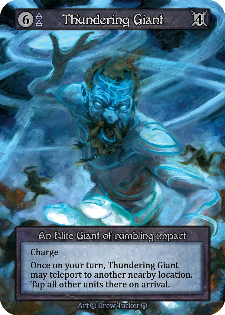 Thundering Giant — Arthurian Legends — Sorcery: Contested Realms