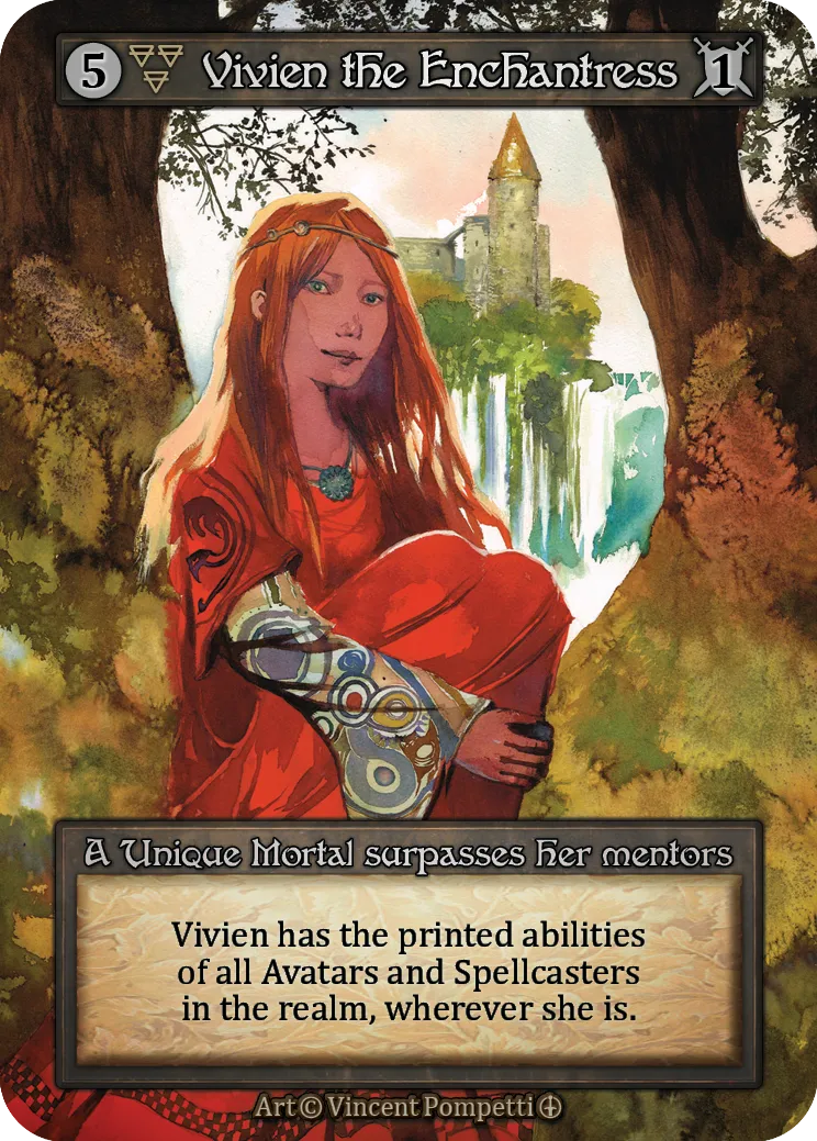 Vivien the Enchantress — Arthurian Legends — Sorcery: Contested Realm