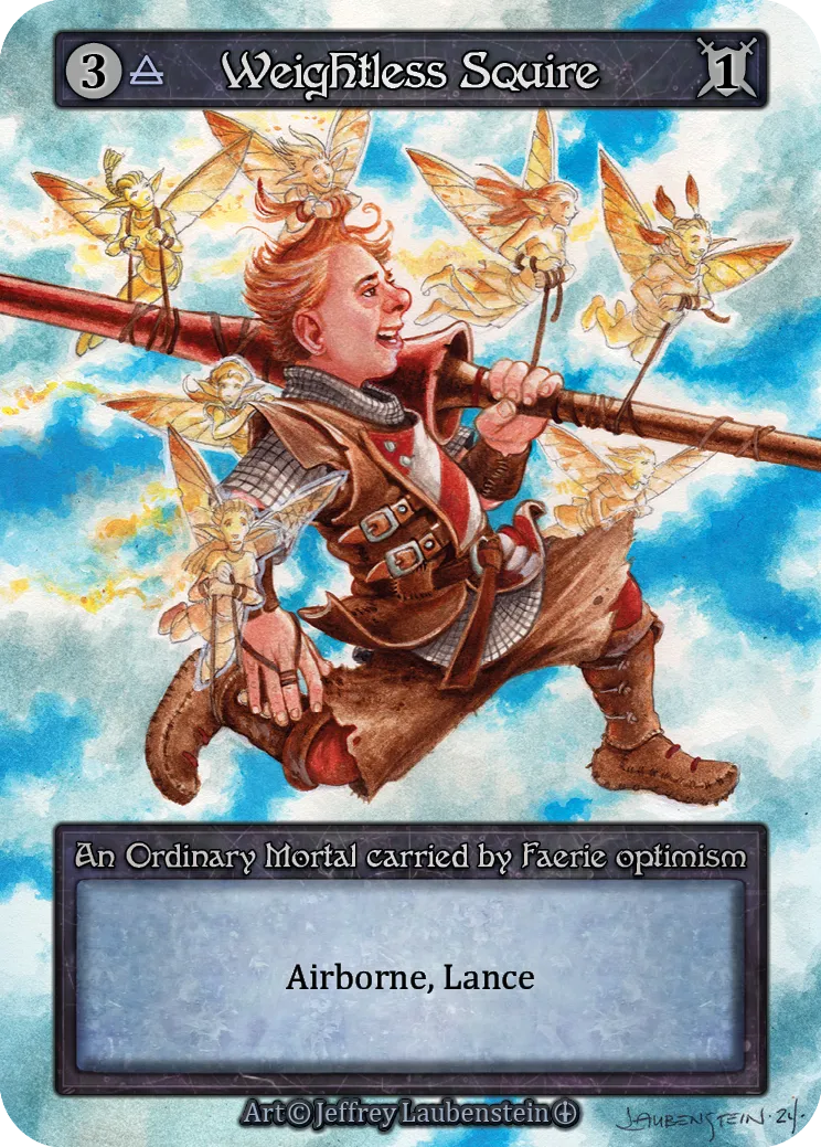 Weightless Squire — Arthurian Legends — Sorcery: Contested Realms