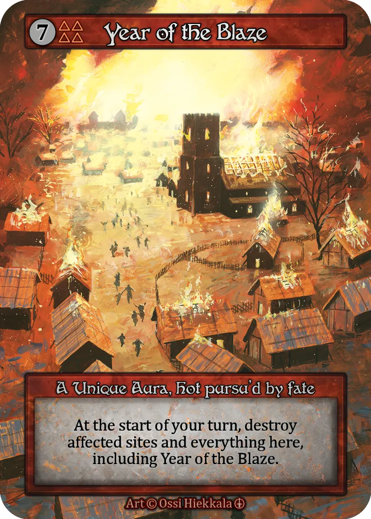 Year of the Blaze — Arthurian Legends — Sorcery: Contested Realms