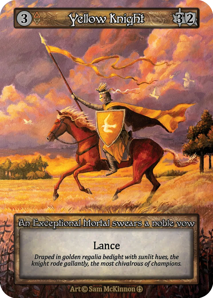 Yellow Knight — Arthurian Legends — Sorcery: Contested Realms