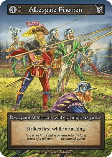 Albespine Pikemen — Beta — Sorcery: Contested Realms