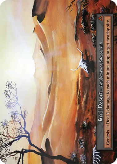 Arid Desert — Beta — Sorcery: Contested Realms