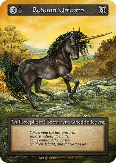 Autumn Unicorn — Beta — Sorcery: Contested Realms
