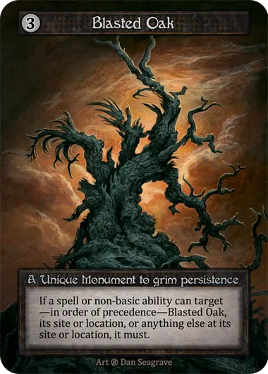 Blasted Oak — Beta — Sorcery: Contested Realm