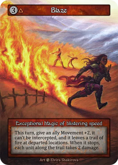 Blaze — Beta — Sorcery: Contested Realms