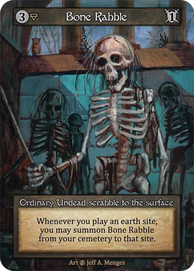 Bone Rabble — Beta — Sorcery: Contested Realms