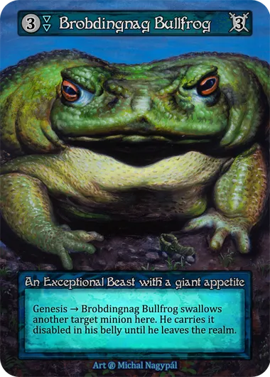Brobdingnag Bullfrog — Beta — Sorcery: Contested Realm