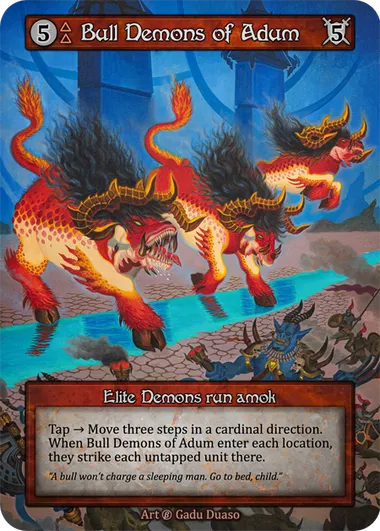 Bull Demons of Adum — Beta — Sorcery: Contested Realms