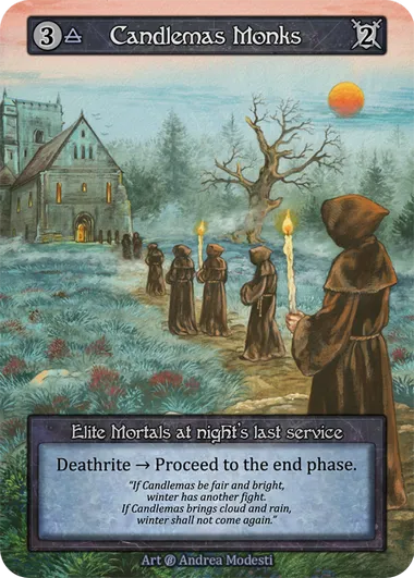 Candlemas Monks — Beta — Sorcery: Contested Realms