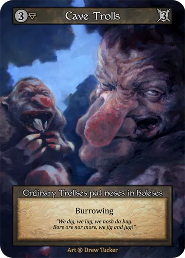 Cave Trolls — Beta — Sorcery: Contested Realms