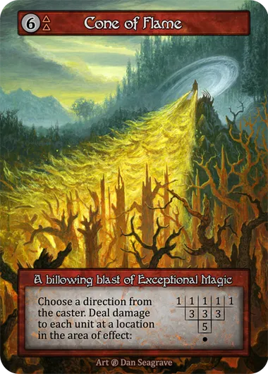 Cone of Flame — Beta — Sorcery: Contested Realms