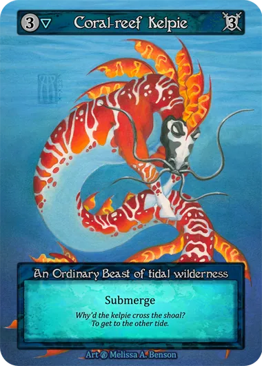 Coral-Reef Kelpie — Beta — Sorcery: Contested Realms