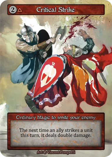 Critical Strike — Beta — Sorcery: Contested Realms