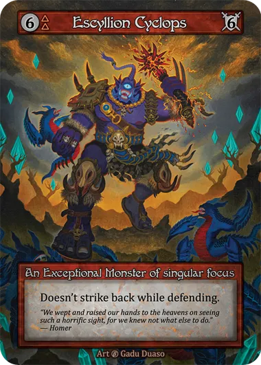 Escyllion Cyclops — Beta — Sorcery: Contested Realms