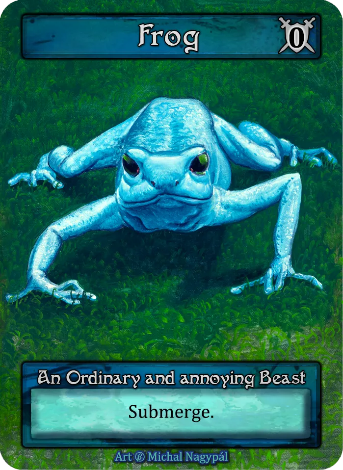 Frog (Blue) — Beta — Sorcery: Contested Realm