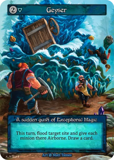 Geyser — Beta — Sorcery: Contested Realms