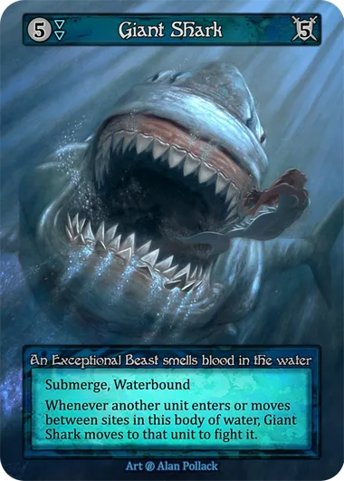 Giant Shark — Beta — Sorcery: Contested Realms