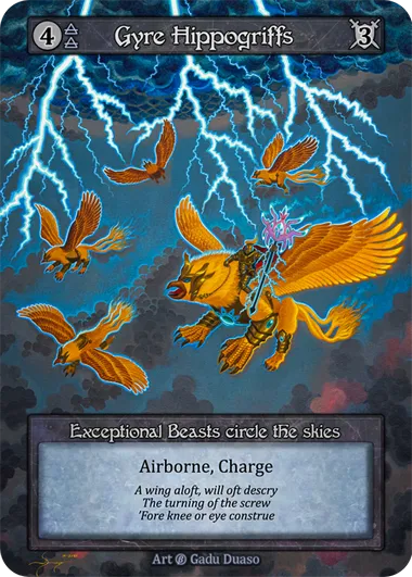 Gyre Hippogriffs — Beta — Sorcery: Contested Realms