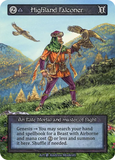 Highland Falconer — Beta — Sorcery: Contested Realms