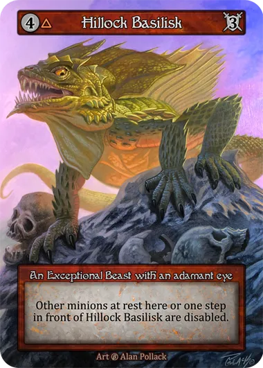 Hillock Basilisk — Beta — Sorcery: Contested Realms