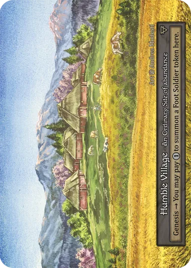 Humble Village — Beta — Sorcery: Contested Realms