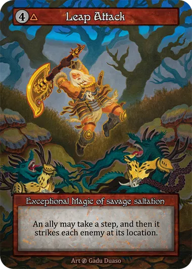 Leap Attack — Beta — Sorcery: Contested Realm
