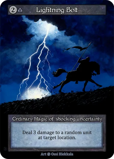 Lightning Bolt — Beta — Sorcery: Contested Realms
