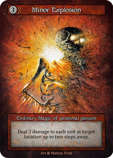 Minor Explosion from Beta - Sorcery: Contested Realm