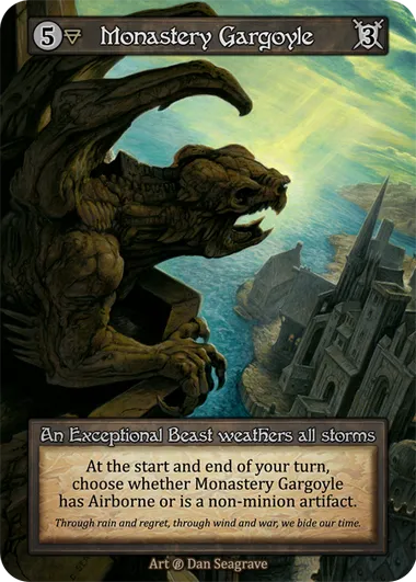 Monastery Gargoyle — Beta — Sorcery: Contested Realms