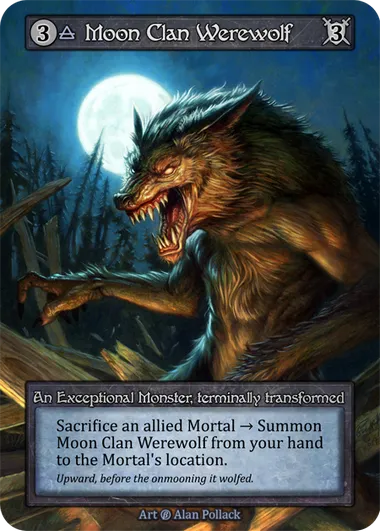 Moon Clan Werewolf — Beta — Sorcery: Contested Realms