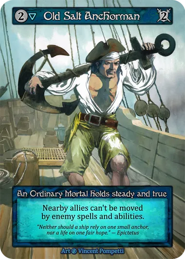 Old Salt Anchorman — Beta — Sorcery: Contested Realms