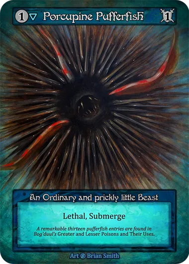 Porcupine Pufferfish — Beta — Sorcery: Contested Realms