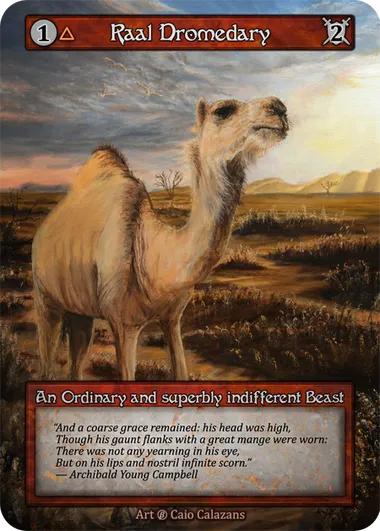 Raal Dromedary — Beta — Sorcery: Contested Realms