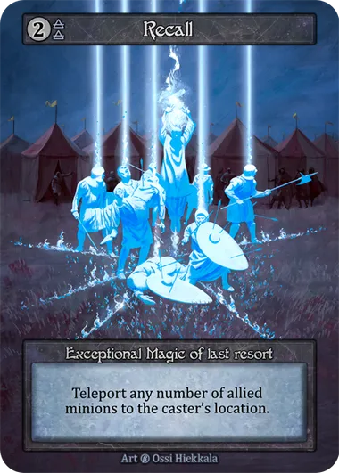 Recall — Beta — Sorcery: Contested Realms