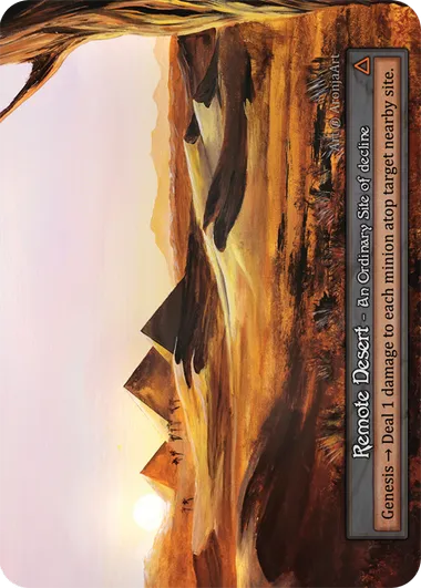 Remote Desert — Beta — Sorcery: Contested Realms
