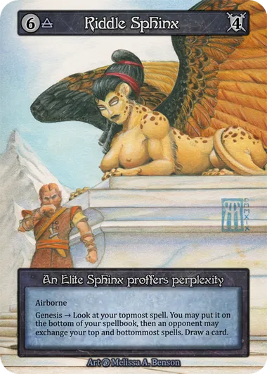 Riddle Sphinx — Beta — Sorcery: Contested Realms