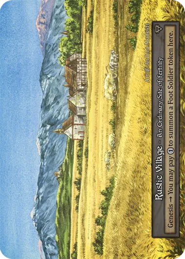 Rustic Village — Beta — Sorcery: Contested Realms